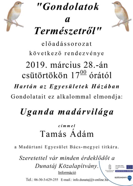 Gondolatok a Természetről: Uganda madárvilága